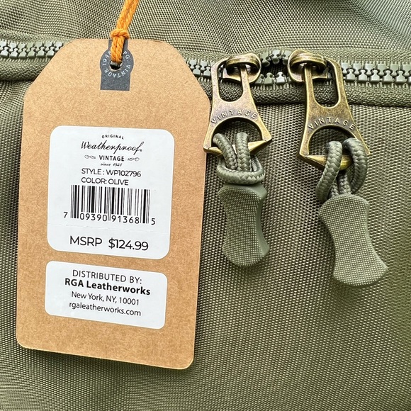 Weatherproof vintage duffel bag - Picture 7 of 8